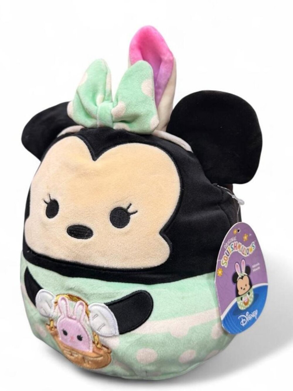 Disney Minnie Mouse Easter Egg Hunt Squishmallow BNWT